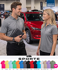 Corporate Grey Polo by AERO With Logo Service 200px