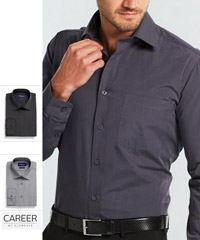 Charcoal Shirts with Logo Service, Corporate.com.au