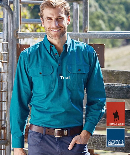 Teal-Country-Workshirt-#TCP1120163-With-Logo-Service