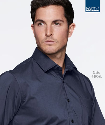 Slate Corporate Shirt #1903L With Logo Service 420px