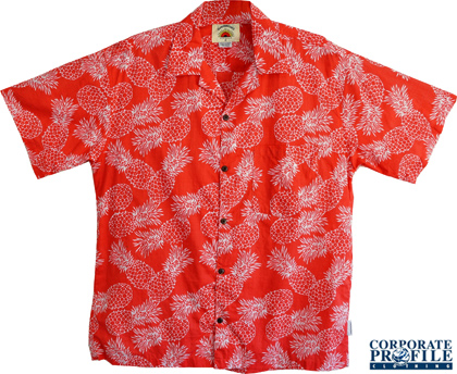 Pineapple Shirt #1250 Red Tropical Collection With Logo Service. Perfect for Bar Staff, Restaurant, Outdoor Staff, Corporate Christmas and Summer Events, Corporate Golf Days, Music Festivals, Tropical Themes, New Years Eve Events, Three colours available Blue, Red and Olive. Sizes XS-3XL Corporate Sales FreeCall 1800 654 990.