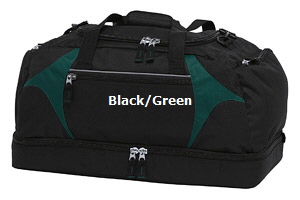 Top quality Black-Green Sports Bag #BGSB  for Australian Sports Clubs