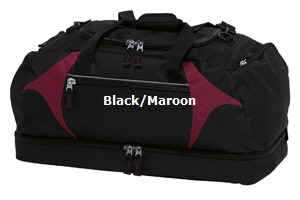 Top quality Black-Maroon Sports Bag #BMSB  for Australian Sports Clubs