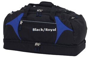 Top quality Black-Royal #BRSB Sports Bag for Australian Sports Clubs
