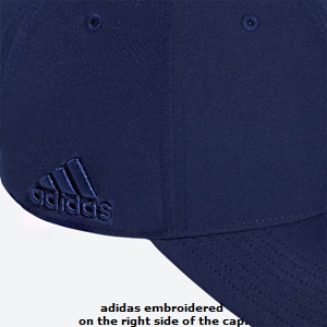 Adidas Unstructured Cap with Adidas logo on the side Navy 300px