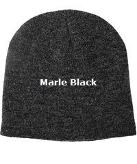 Corporate Beanie Double Layer #CH22_Marle Black With Logo Service 200px
