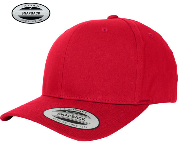 Snapback Classic #6603 Red With Logo Service