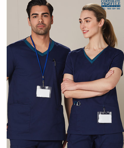 Scrubs with Permanent Anti Microbial Protection #M7650 Contrast Trim 420px