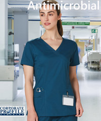 Designed in Australia. Fresh new Scrubs with Permanent Antimicrobial Protection available in Ladies and Mens Short Sleeve Tops and Pants. There are four x Plain Solid Colours #M7640 and four x Scrubs with a Contrast V Neck Trim #M7660. Elastic Waist Solid Colour Pants to match with Tops. Please FreeCall 1800 654 990