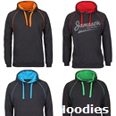 Inspect a Hoodie Sample from the awesome range of Promotional Hoodies. We have large range of Thick Hoodies, Lightweight Hoodies, Fashion Hoodies and Budget Price Hoodies. There are loads of Plain Solid Colours and Combo Team Colours for Sporting Clubs and School Hoodies. Our experienced Embroidery Staff and Printers will provide a top class presentation of your logo on Hoodies and Jackets. Enquiries FreeCall 1800 654 990