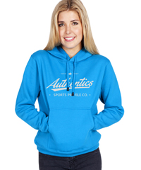 Action Hoodie for Logo #TH22UN Ladies Azure With Print Service 200px