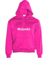 Hoodie-#-CJ1062-Magenta Pink with Logo Service