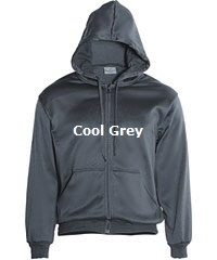 Hoodie-#CJ1062-Cool Grey with Logo Service