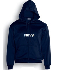 Hoodie-#CJ1062-Navy with Logo Service