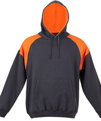 Charcoal-Orange Hoodie #F303HP_New_Charcoal_Orange 200px