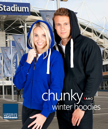 Warm, chunkyweight Ramo Hoodie #FP88UN With Logo Print Service, also available in Mens #F808HP. Best value for Winter Football and Netball Clubs. Now in Nine Colours includes, Maroon, Royal, Navy, Black, Red, Grape Marle, Charcoal Marle, Blue Marl, Grey Marle, New Charcoal, Azure Blue. Has Kangarooo Pocket front, full lining inside the hood for superior warmth in cold weather, chunky natural colour cord.Great Brands. Great Prices. Enquiries Call Free 1800 654 990