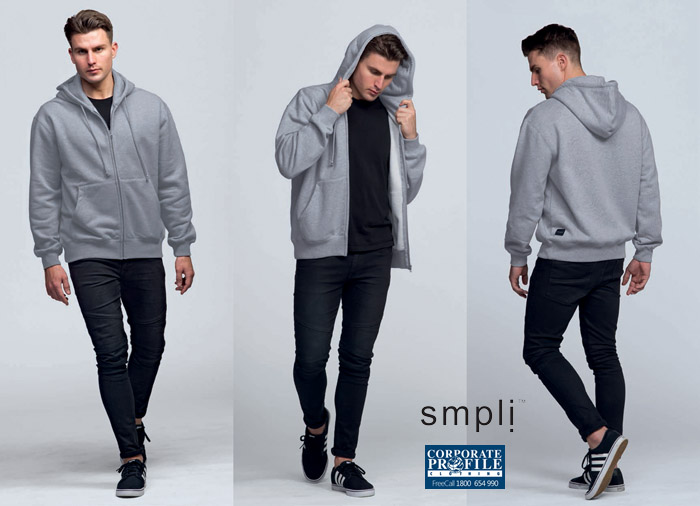 Zip Hoodie Mens #SIVH With Logo Service 700px