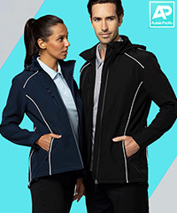 AP Long Softshell Jacket #1531 With Logo Service 200px