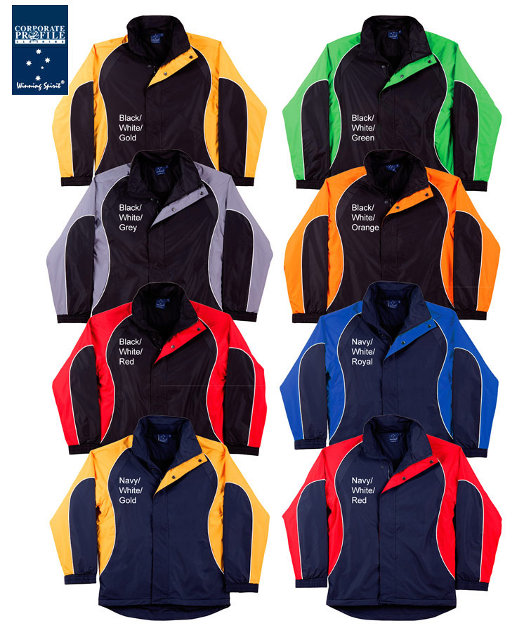 Inspect a Sample of these fantastic Winning Spirit Arena team jackets in popular club colours. Looking for good quality team jackets at a reasonable price? These jackets are  great value and will last for many seasons, For all the details please contact Leigh Gazzard on FreeCall 1800 654 990