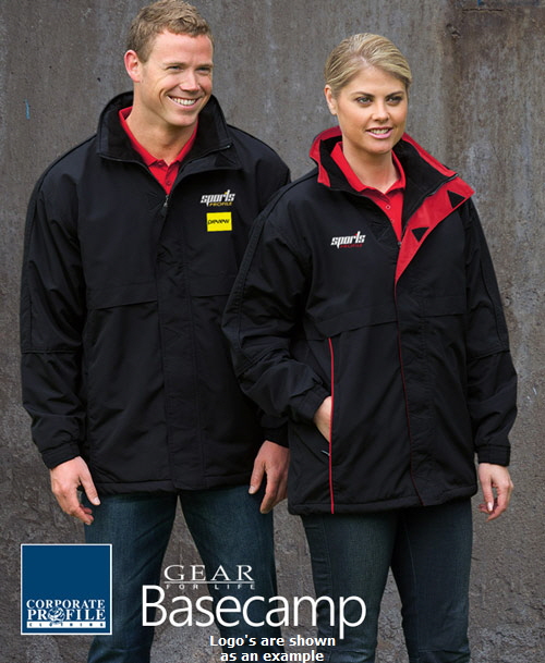 Basecamp Anorack Corporate Jacket #AN with logo embroidery service. The Basecamp Anorack 