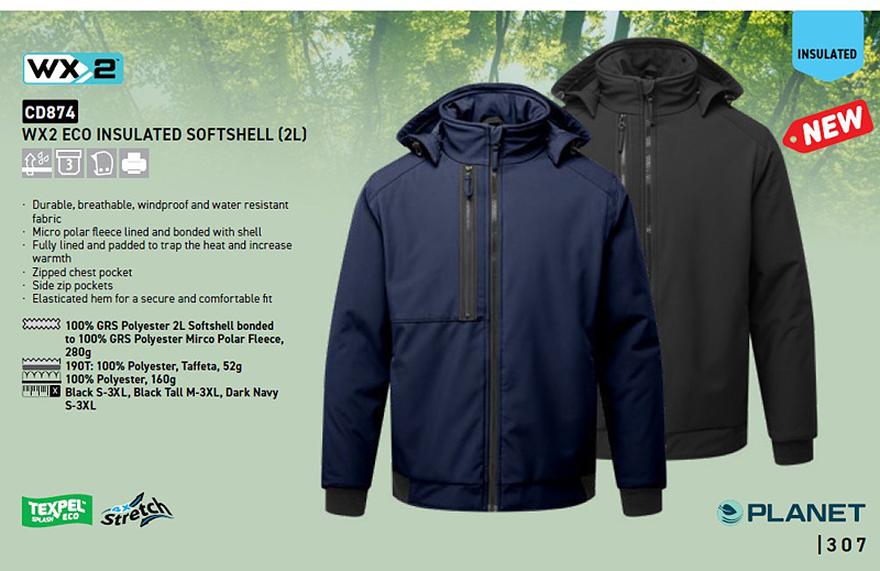 Product Details WX2 Padded Jackets with Logo Service 800px