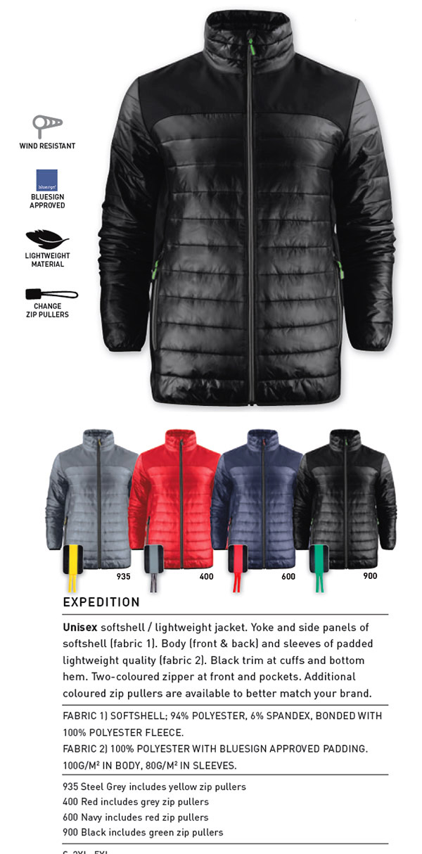 Expedition Jacket with Logo Service 600px