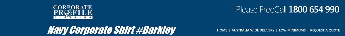 Navy Corporate Shirt #Barkley