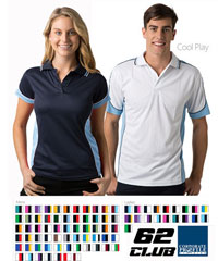 Inspect a Sample of the Cool Play Polo #CPP15 Available in 44 Club Colours, stock service or custom order if special colour combinations are required. One of our most successful polo shirts its easy to have your logo front and back for business, work wear and team gear. For all the details please call Renee Kinnear on FreeCall 1800 654 990.