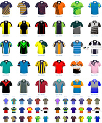 High performance printed Sports Polo Shirts #BOC001 designed especially for your Players, Members, Supporters, Parents, Kids, Sponsors and Merchandise Sales. Contract prices for bulk orders, expert graphics, high resolution print reproduction, reliable manufacturers. For all the details please call Corporate Profile Clothing on FreeCall 1800 654 990