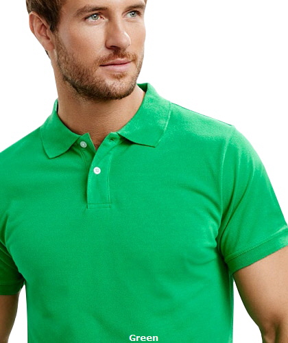 Summer Green Polo colours include Cyan, Magenta, Orange, Yellow, Red, Black, Navy, White. Premium 210 mid-weight with Excellent UPF Rating. Mens SM-5XL, Ladies Size 6-24. Cool looks with logo embroidery or print service. Corporate Profile FreeCall 1800 654 990.