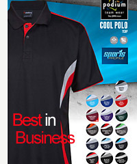 Polo's for Women and Work Uniforms #7COP1  feature brilliant team colours for Corporate or Clubs. The breathable fabric is easy to wear with good classic comfortable sizes to keep everyone in your organisation looking good. There's also 15 Womens Colour Combinations...for all the details the best idea is to FreeCall 1800 654 990