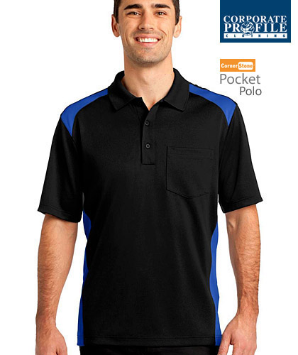 Hard to find, outstanding quality Sport Polo Shirt With Pocket #CS416 (Black-Royal) With Logo Service. Best selling item for Men who like to have a handy pocket for pen, phone, notebook, glasses etc. Can be printed or logo embroidery with Club emblem. Available in 6 team colours, 223 gsm, comfortable sizings from XS-4XL. Snag proof. Wrinkle resistant. Long lasting durability for Company Workwear, smart casual business wear, staff uniforms, sporting club player outfits. Call Free 1800 654 990
