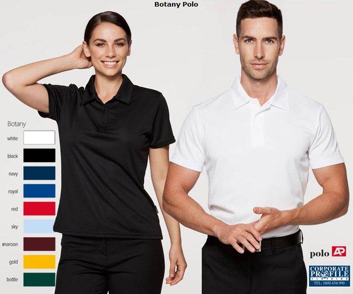 Outstanding range of White Polo's for Company and Club Wear. Superb logo embroidery and printing service. Dri Wear Sports fabrics, Cotton Pique and classic long life Poly Cotton Blend. All other popular colours also available. Corporate Profile Clothing FreeCall 1800 654 990 