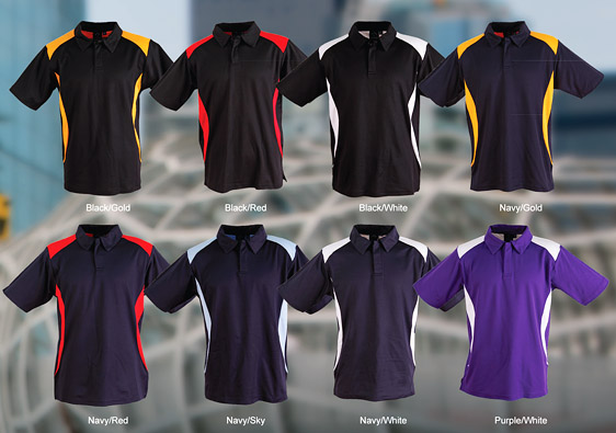 True Dry Team Polo #PS31 and Womens #PS32A Colour Card A 600px