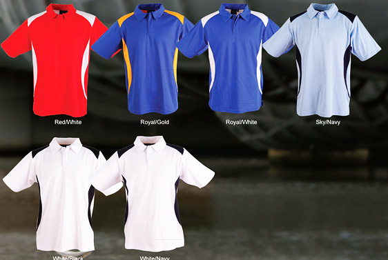 True Dry Team Polo #PS31 and Womens #PS32A Colour Card B