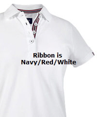 Avon Ladies White Cotton Polo