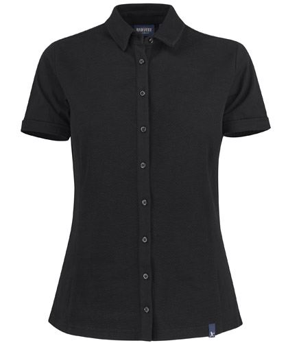 Corporate Polo Ladies #2112001 Black With Logo Service