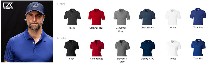 Premium Polo's for Business and Teamwear. Our Australian logo embroidery service is also first class. The Advantage Polo is available in Black, Grey, White, Navy, Tour Blue and Cardinal Red. Cotton Blend, Mens and Ladies. Corporate Profile Clothing 1800 654 990