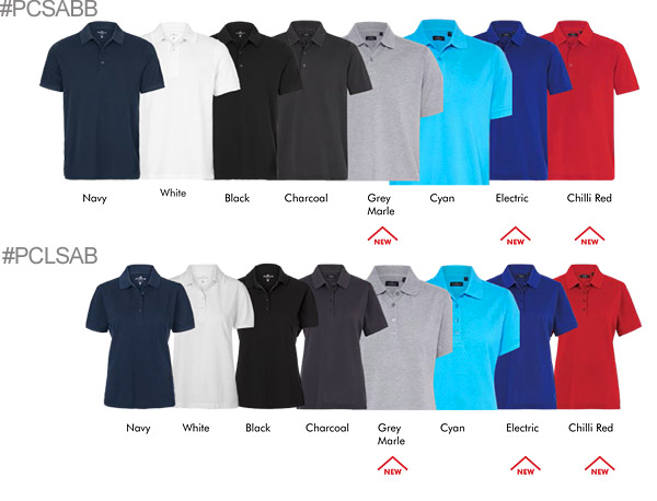 Sporte Leisure SABB Polo Shirt #PCSABB Colours Chart With Logo Service