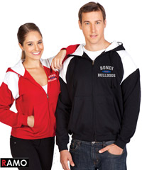 Hoodies with Shoulder Panels with Logo Service