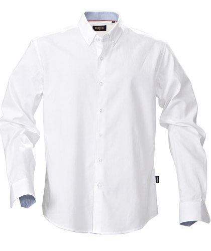 White Cotton Shirts with logo service