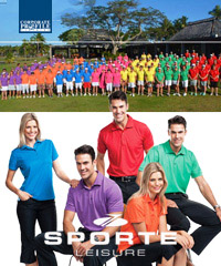 Sporte Leisure Polo Shirt Prices for 2020 including #AERO Polo (10 colours) SPAERO, Zone Polo-#SPZONE, Mercerised Cotton Polo-SLC079, Birkdale SL021S with Sportech Mesh. Sporte Leisure presents an incredible collection of high performance shirts made with technical fabrics. We Specialize in providing Smart Casual Uniform Programs,  Outdoor Events, Corporate Golf Days, Trade Show Uniforms, Sporting Club Merchandise, Licensed Apparel. For details please call Key Account Managers, Renee Matthews and Shelley Morris on FreeCall 1800 654 990
