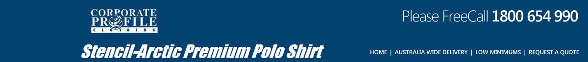 Stencil-Arctic Premium Polo Shirt
