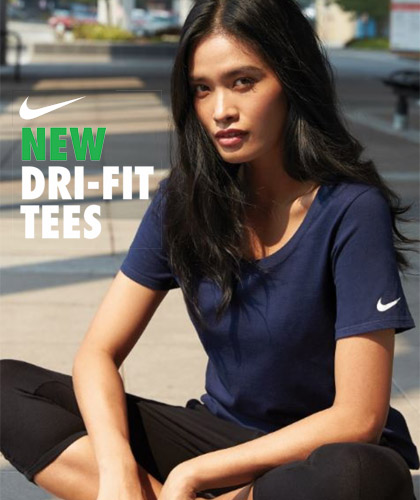 Nike Ladies Dri Fit Scoop Tee #5234 Ready for Your Logo