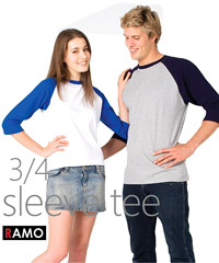 Three-Quarter-Sleeve-T-Shirts, Corporate.com.au