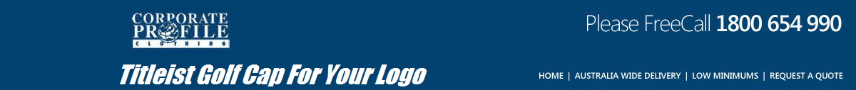 Titleist Golf Cap For Your Logo