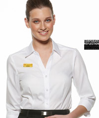 No-See-Through-White-Serenity-Uniform-Shirts-#6200Q33-With-Logo-Service