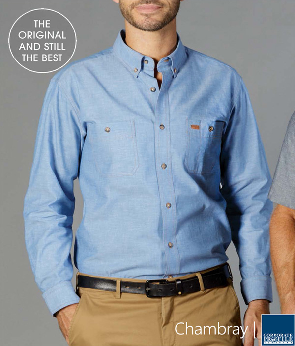 Work Shirt Chambray #5045 For Your Logo 600px