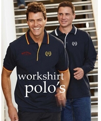 Work shirt polos and embroidery..fast