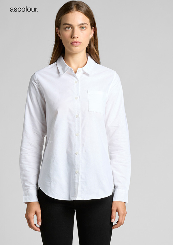 Corporate Relaxed Oxford Shirt Womens #4401 For Your Logo 600px